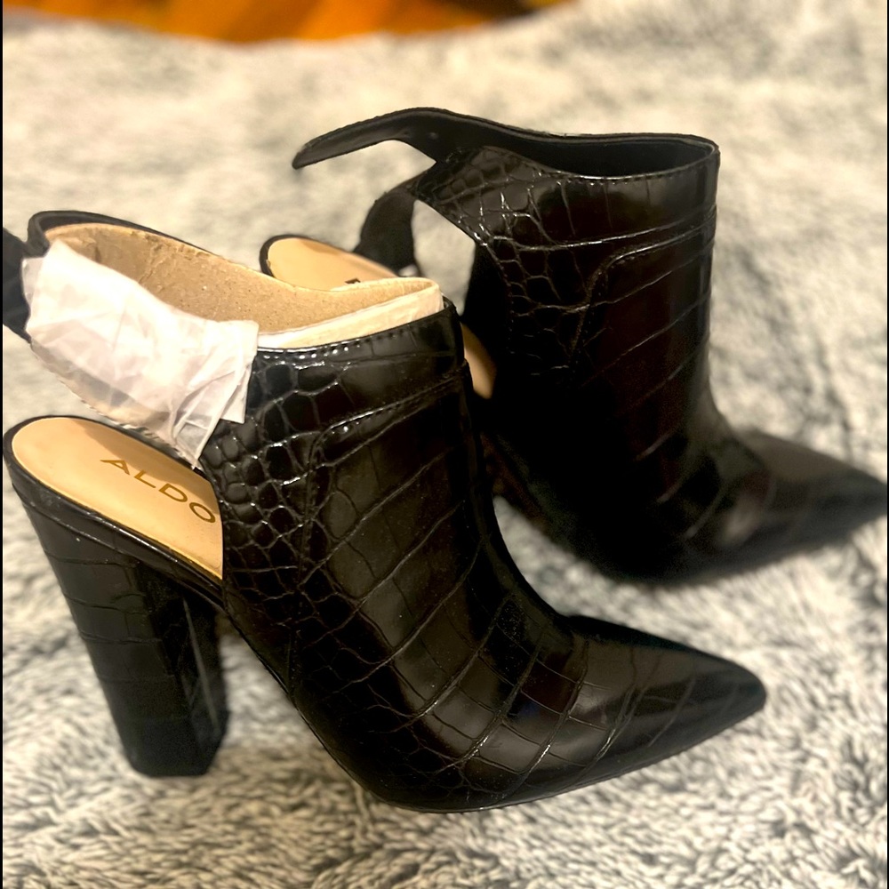 Aldo Open Back Bootie
